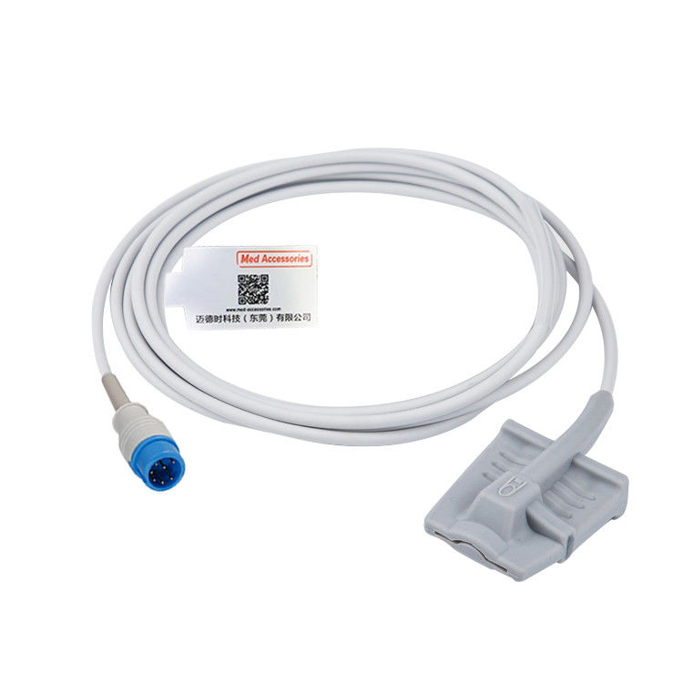 Mindray Silicone Reutilizable Spo2 Sensor 7 pines para el conector de clip del dedo adulto