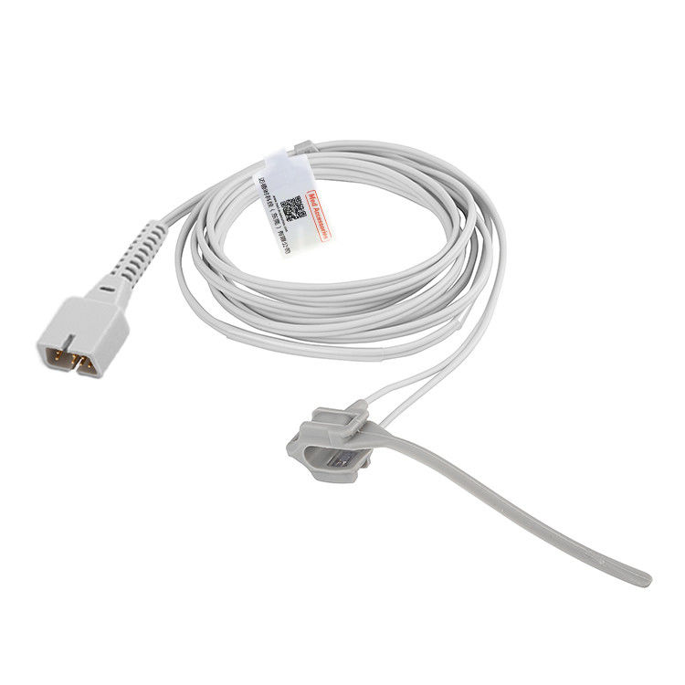 SFDA Sensor Spo2 suave reutilizable 9 pin para el monitor de oxígeno médico