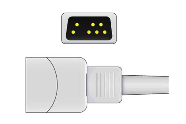 Oximómetro de pulso adhesivo desechable Longitud de la sonda del dedo 90 cm Color blanco