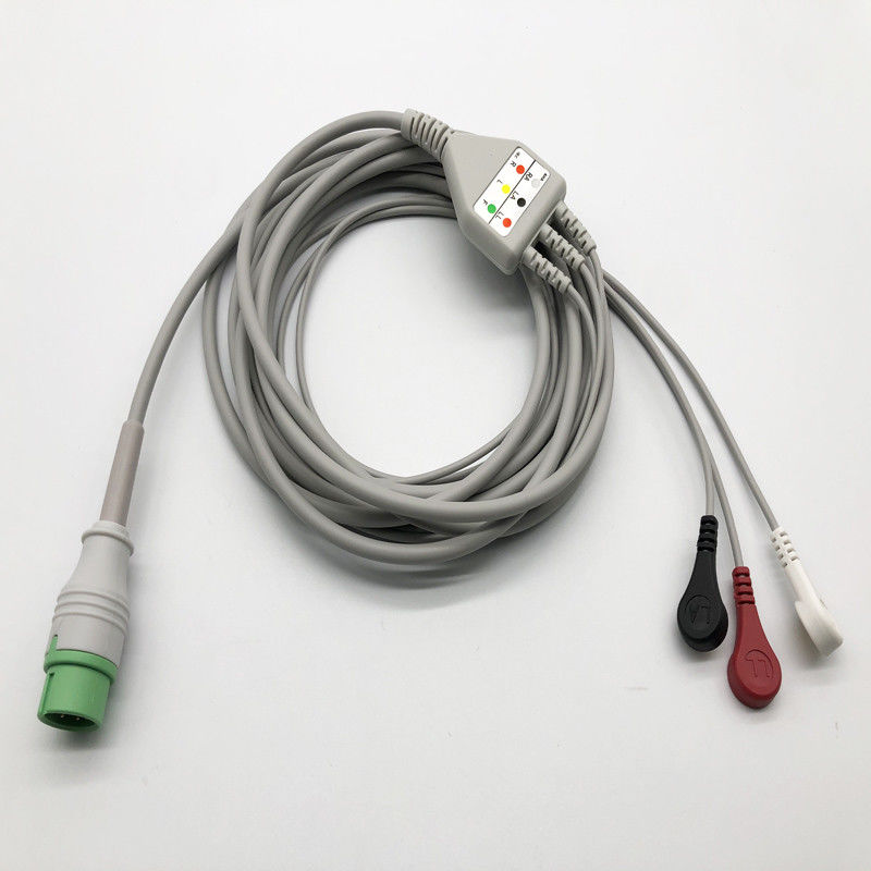 Comen 3 Lead 12 pin ECG cable de conexión directa ECG para el STAR8000E STAR8000F STAR8000H