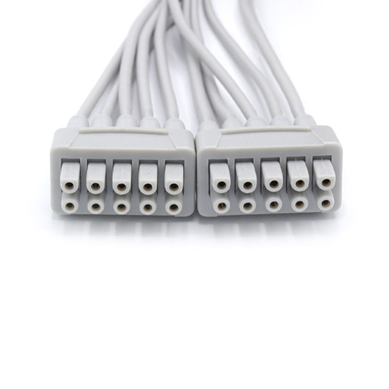 GE Marquette ECG Cable 10 conduce color gris compatible estable
