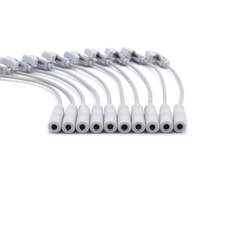 4.0 Banana Pinch ECG Máquina Accesorios Adaptador Cable Práctico para SK40BP