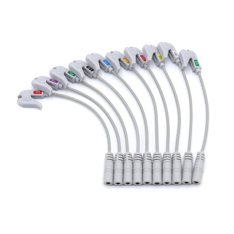 4.0 Banana Pinch ECG Máquina Accesorios Adaptador Cable Práctico para SK40BP