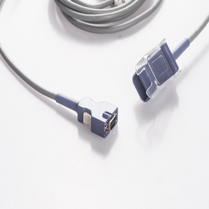 DOC-10 Práctico cable Nellcor Spo2, 14 pines de oxímetro de pulso