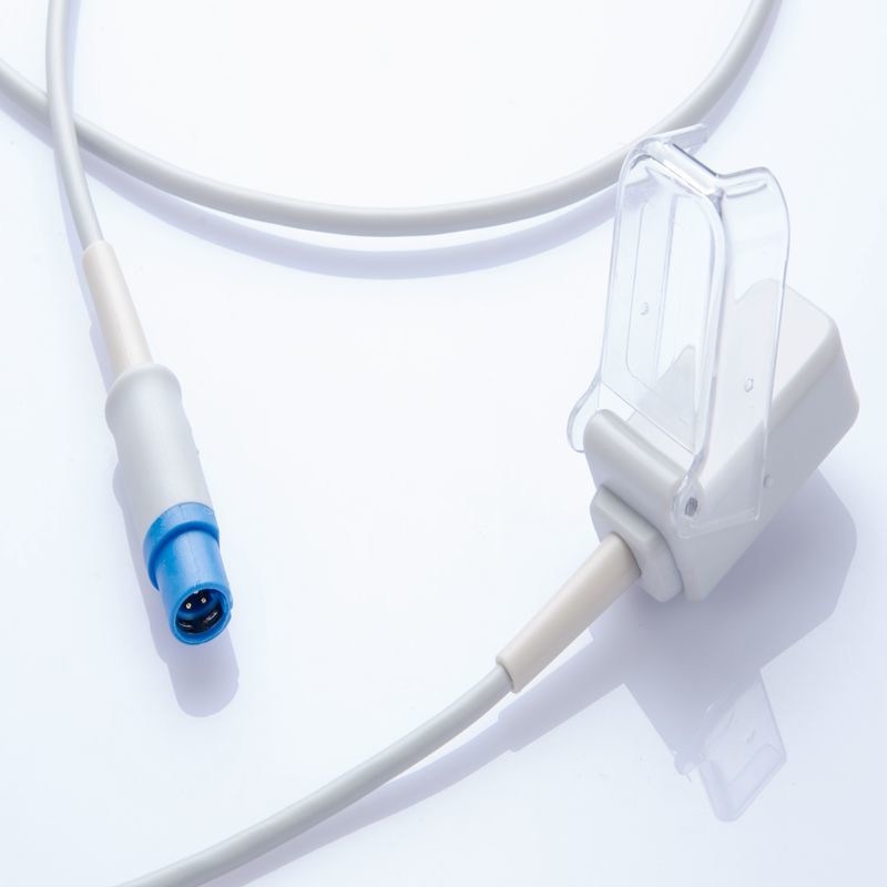OEM Práctico Sensor Spo2 longitud del cable 2,2m para el adaptador de monitor