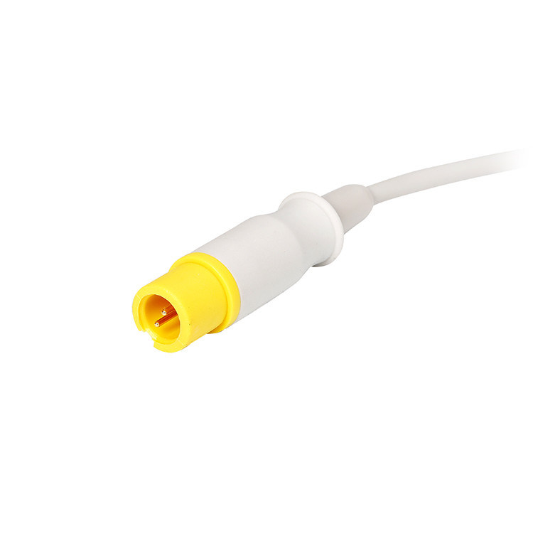 Adultos de piel gris Superficie médica de la sonda de temperatura portátil para el monitor del paciente