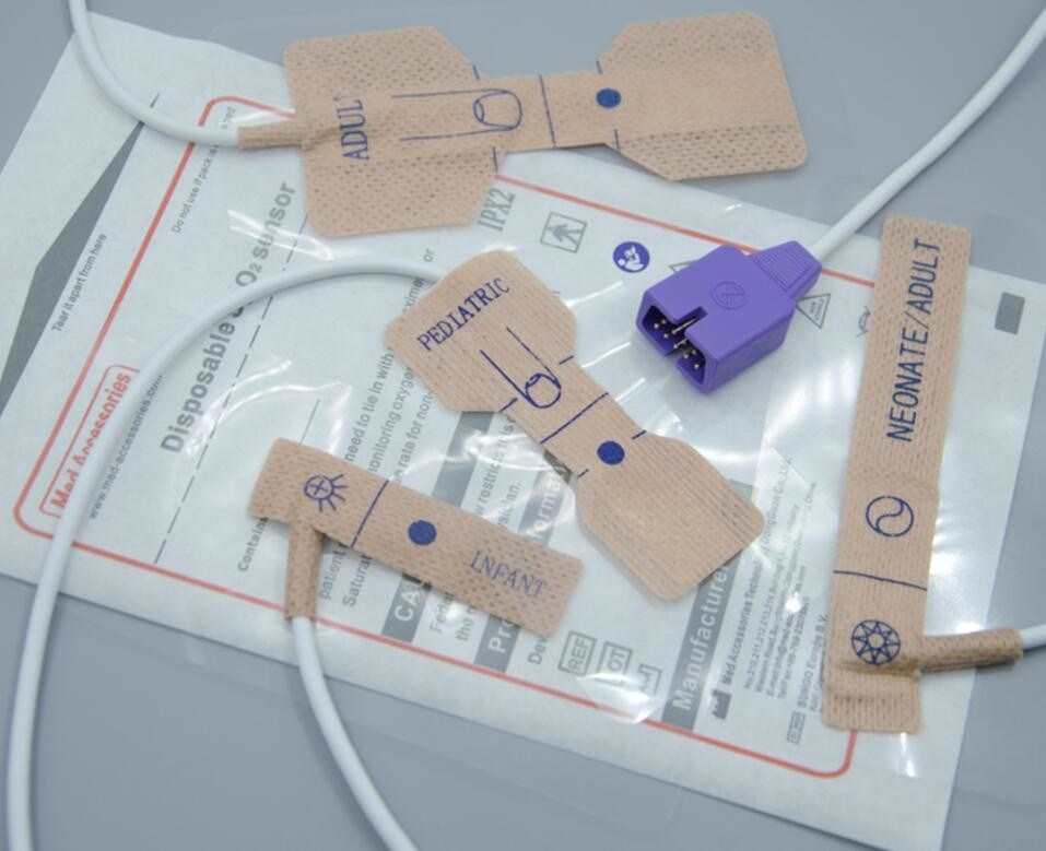 Sensor no tóxico de oxímetro desechable