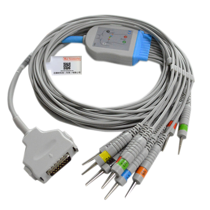 Burdick Atria Plus Eclipse Direct Connect Cable de ECG 10 Lideras AHA Banano 3,0m de longitud