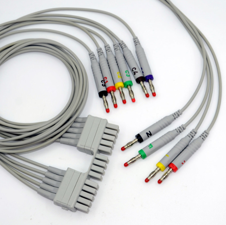 Burdick Atria Plus Eclipse Direct Connect Cable de ECG 10 Lideras AHA Banano 3,0m de longitud