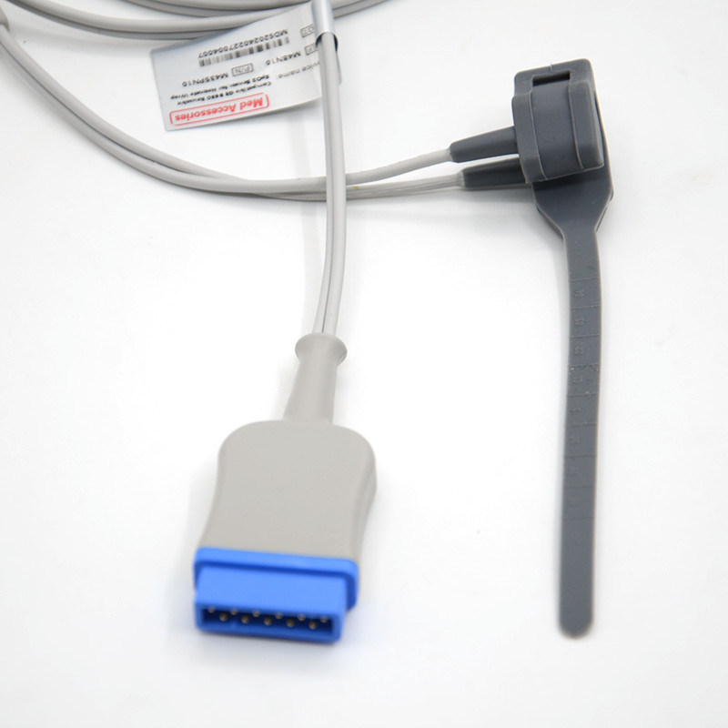 Punto suave para adultos Spo2 Sensor 11 Pin Pulso Oxímetro Proba de látex libre Reutilizable envoltura neonatal