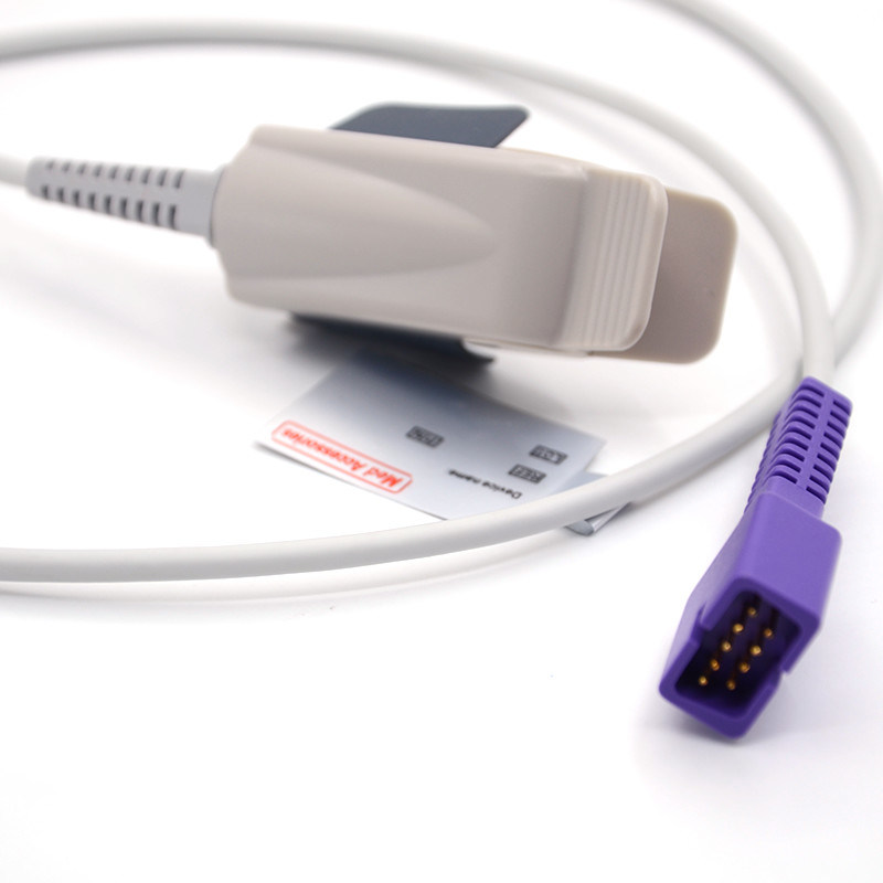 Clip de dedo de alta calidad Pulso portátil oxímetro Spo2 Sensor adulto 9 pin Multi función