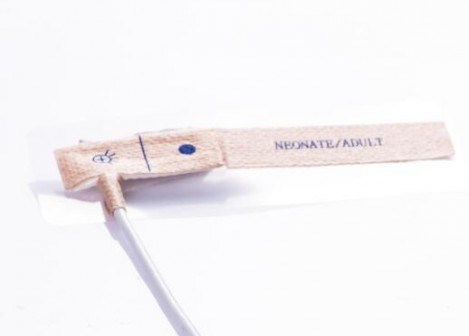 Accesorios médicos de fábrica adhesivo oxímetro de pulso desechable Dedo de la sonda longitud 90cm color blanco