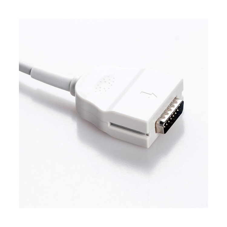 Accesorio de monitor de paciente ECG Cable de paciente con conexión de conexión de mortero