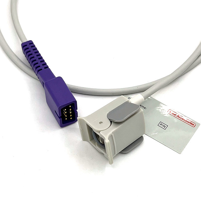 Oximómetro de pulso portátil Spo2 Sensor Pediátrico Multifuncción Nellcor Modulo 9 pin