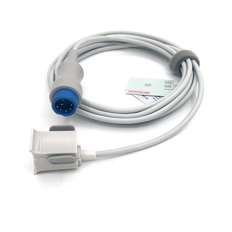 Dedo de niño TPU Gris Cable de sensor Spo2 Pack único para todos los tipos de pacientes Mindray Certificado
