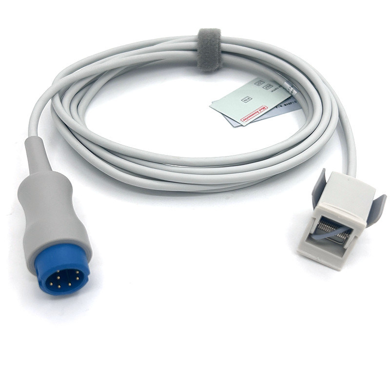 Dedo de niño TPU Gris Cable de sensor Spo2 Pack único para todos los tipos de pacientes Mindray Certificado