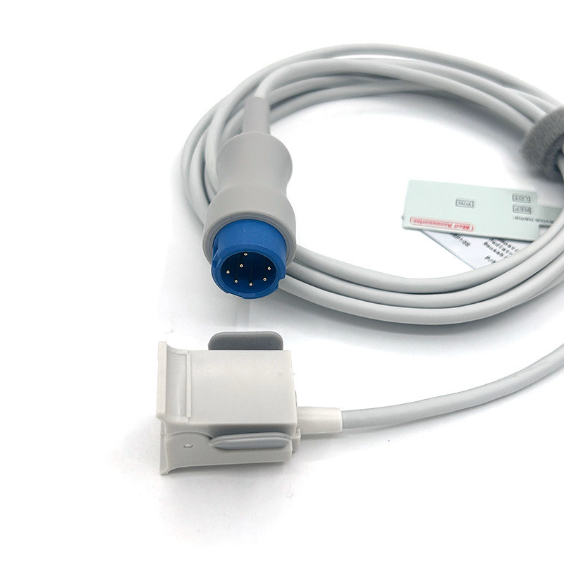 Dedo de niño TPU Gris Cable de sensor Spo2 Pack único para todos los tipos de pacientes Mindray Certificado