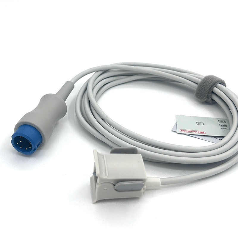 Dedo de niño TPU Gris Cable de sensor Spo2 Pack único para todos los tipos de pacientes Mindray Certificado