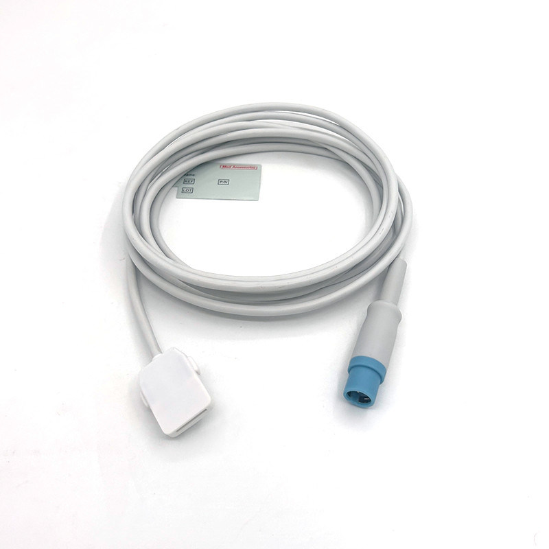 TPU gris Spo2 Sensor Cable Single Pack para todos los tipos de pacientes para Masimo 7 Pin a Drager