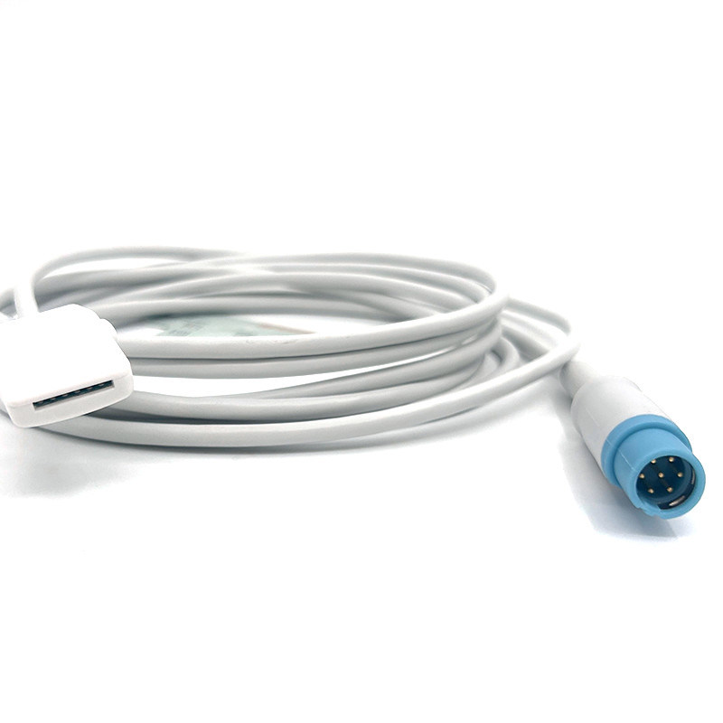 TPU gris Spo2 Sensor Cable Single Pack para todos los tipos de pacientes para Masimo 7 Pin a Drager