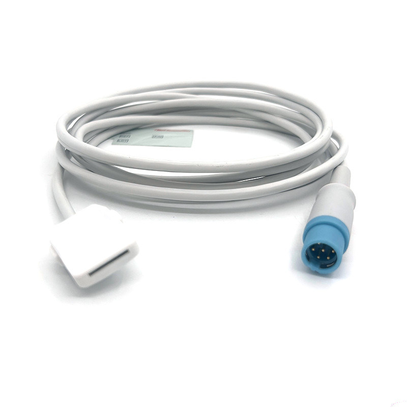 TPU gris Spo2 Sensor Cable Single Pack para todos los tipos de pacientes para Masimo 7 Pin a Drager