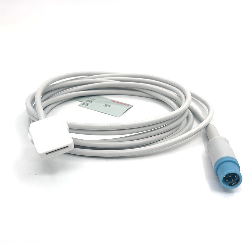 TPU gris Spo2 Sensor Cable Single Pack para todos los tipos de pacientes para Masimo 7 Pin a Drager
