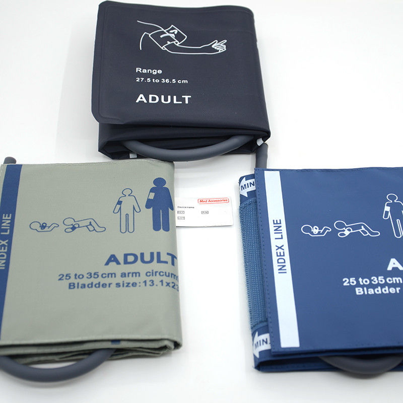 Conector personalizable Reutilizable manguito de presión arterial no invasivo con tubo para adultos a recién nacidos