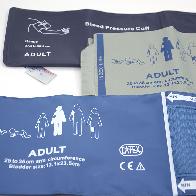 Conector personalizable Reutilizable manguito de presión arterial no invasivo con tubo para adultos a recién nacidos