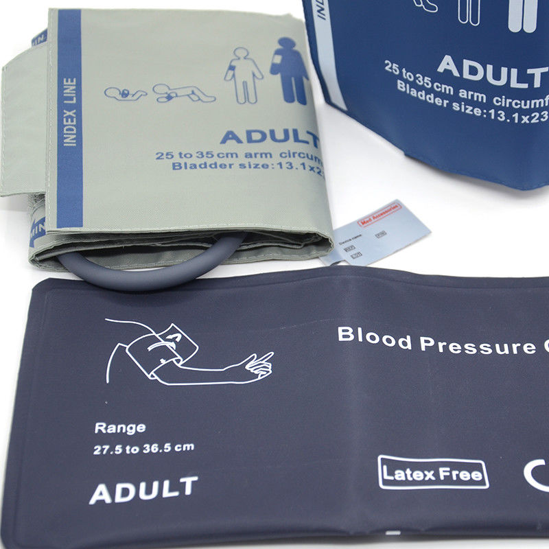 Conector personalizable Reutilizable manguito de presión arterial no invasivo con tubo para adultos a recién nacidos