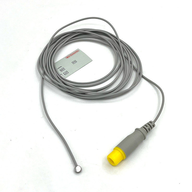 Compatible con la sonda de sensores de temperatura médica Mindray 2 pines reutilizables para pediatría