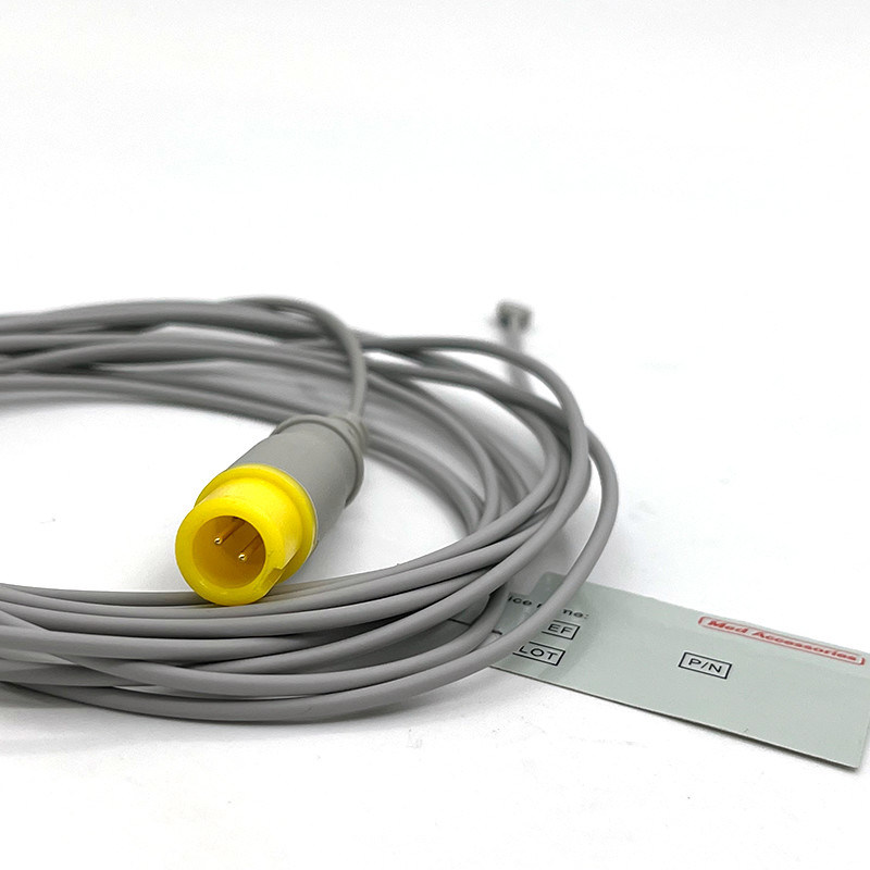 Compatible con la sonda de sensores de temperatura médica Mindray 2 pines reutilizables para pediatría