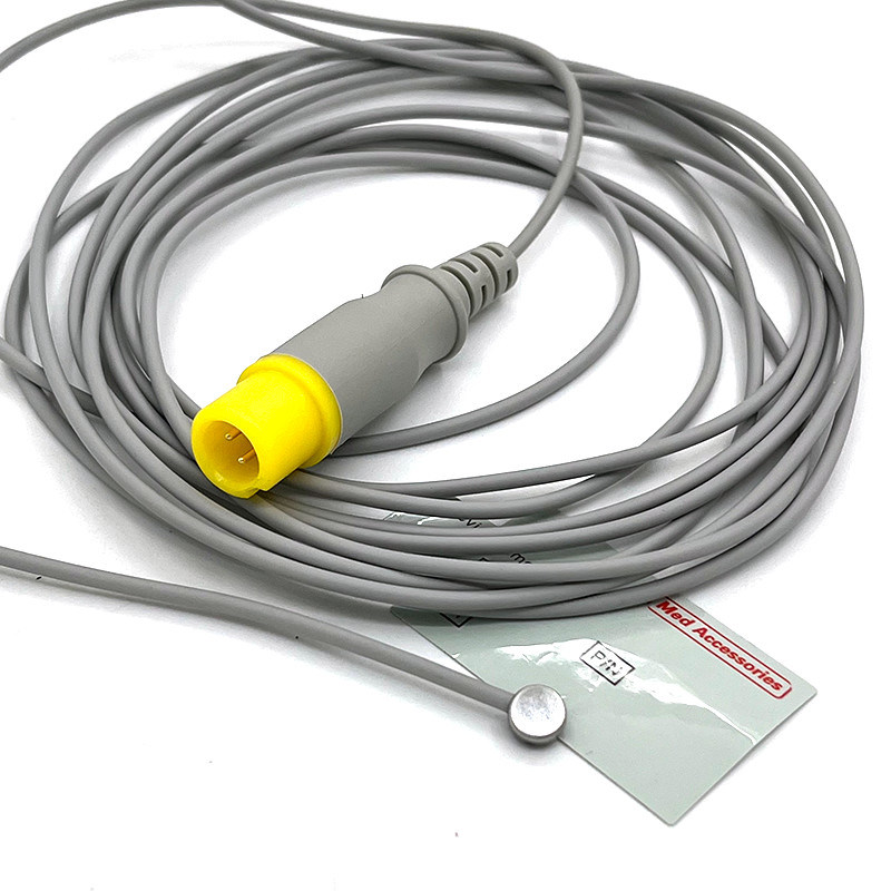 Compatible con la sonda de sensores de temperatura médica Mindray 2 pines reutilizables para pediatría
