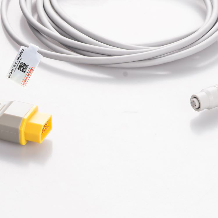 Nihon Kohden A BB Transductor IBP Adaptador Cable Presión sanguínea invasiva para accesorios de atención médica