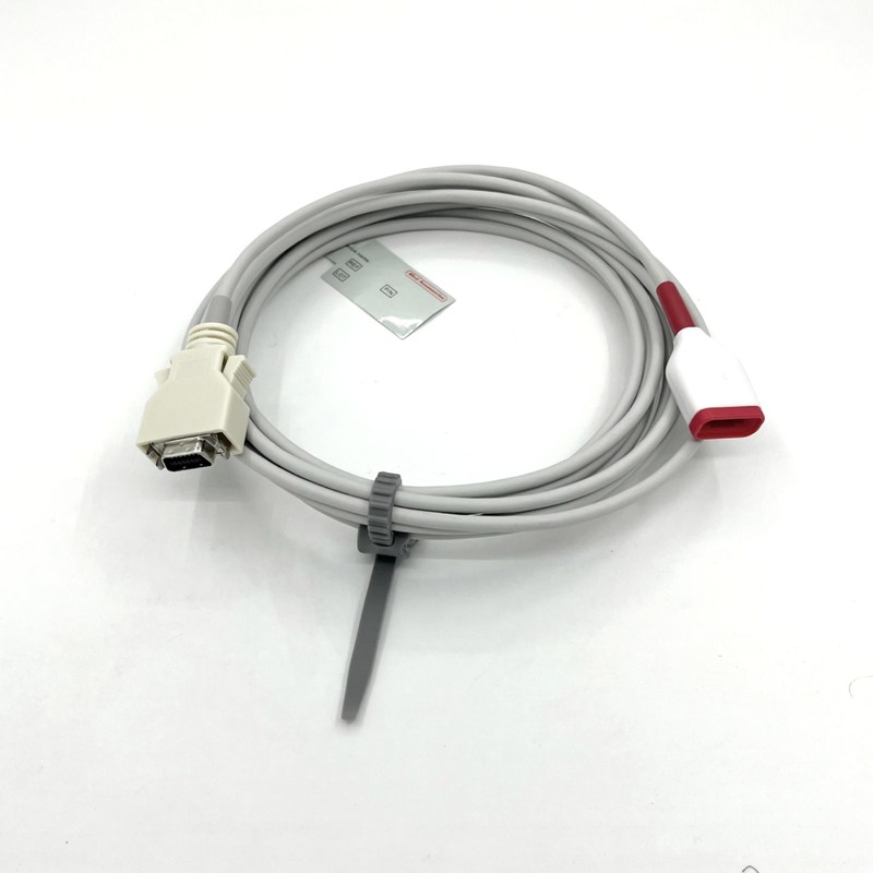 Compatible con el cable de extensión del sensor SpO2 de TPU gris M para accesorios de monitores de atención médica