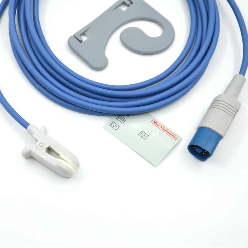 Reutilizables Fabricante Accesorios de monitoreo Compatible Philips SpO2 Sensor Clip de oído para adultos