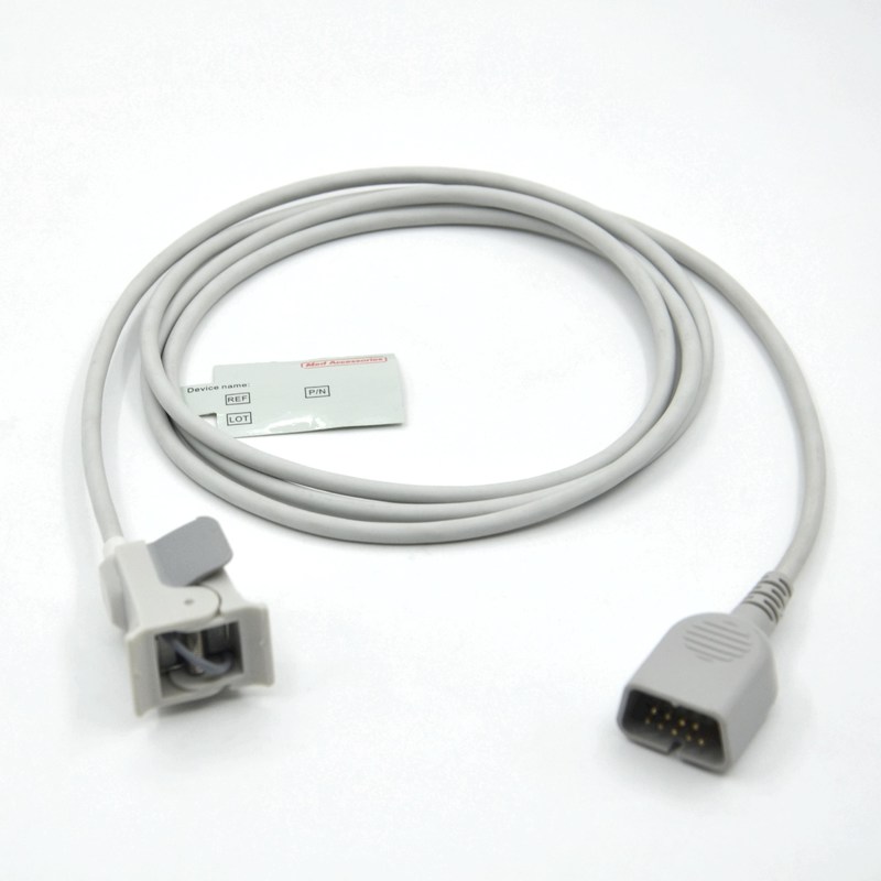 Fabricante Accesorios de monitoreo Dedo pediátrico Compatible con Nihon kohden Sensor SpO2 reutilizable de 9 pines