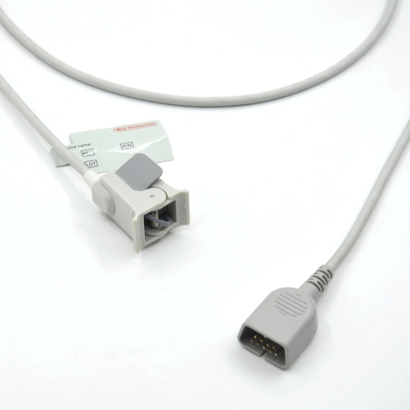 Fabricante Accesorios de monitoreo Dedo pediátrico Compatible con Nihon kohden Sensor SpO2 reutilizable de 9 pines