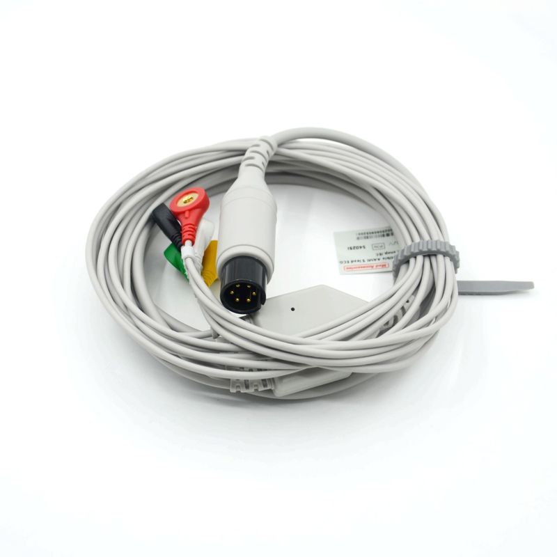 Compatible con AAMI Compatible con 5 cables de ECG de plomo IEC para accesorios médicos