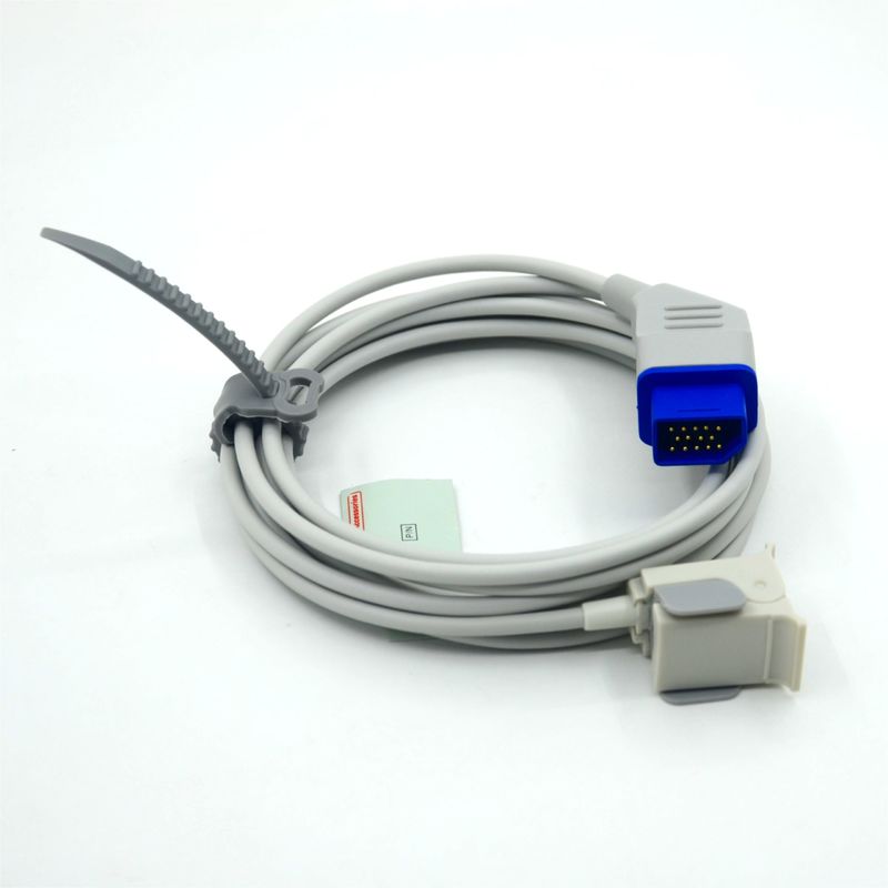 Accesorios de monitor reutilizables del fabricante compatibles con sensor Spo2 de dedo pediátrico Nihon Kohden reutilizable de 14 pines