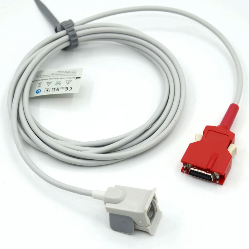 Accesorio de monitor médico compatible con Masimo Red 20pin Radical-7 Rad-87 Rad-57 Sensor de SpO2 de clip pediátrico reutilizable