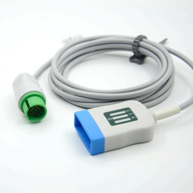 Accesorios de monitores médicos compatibles con los laboratorios espaciales ECG Trunk Cable 5 Cable ECG IEC de plomo