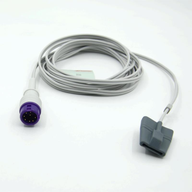 Sensor SpO2 suave pediátrico reutilizable compatible con Mindray Epm15, accesorios para monitor, fabricante.