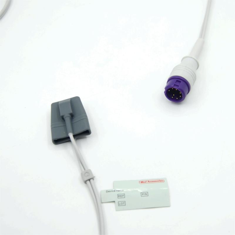 Sensor SpO2 suave pediátrico reutilizable compatible con Mindray Epm15, accesorios para monitor, fabricante.