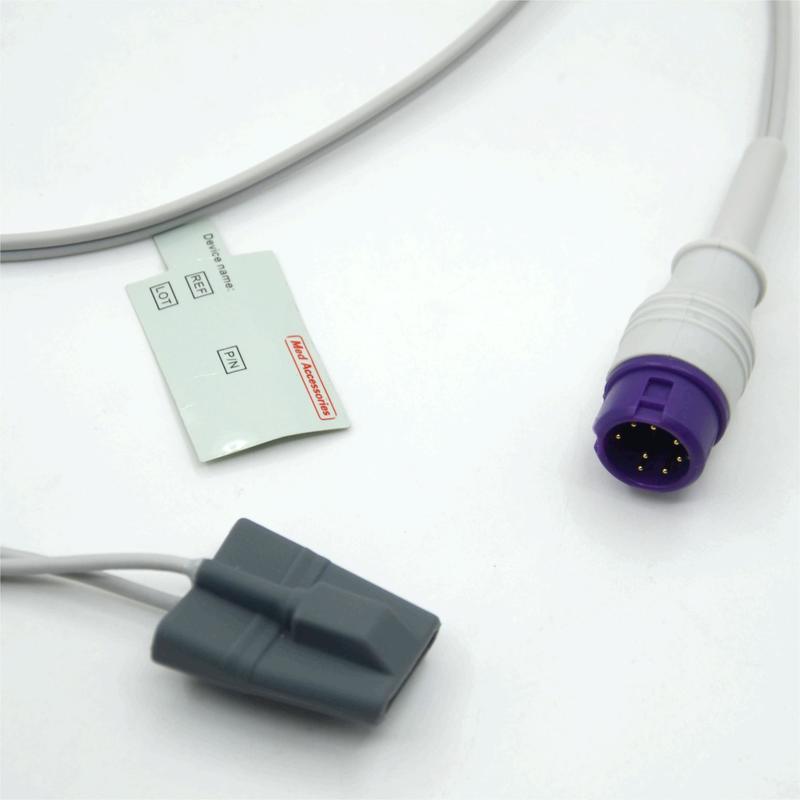 Sensor SpO2 suave pediátrico reutilizable compatible con Mindray Epm15, accesorios para monitor, fabricante.