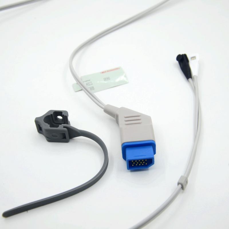 Accesorios Sensor SpO2 Compatible Nihon Kohden Reutilizable Monitor de varios sitios