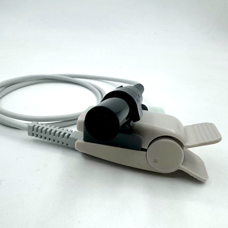 Fabricante de alta calidad Accesorios de monitoreo médico Reutilizables para adultos Clip SpO2 Sensor Compatible con GE