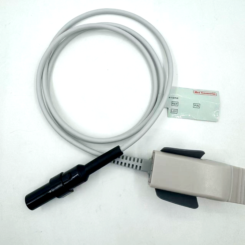 Fabricante de alta calidad Accesorios de monitoreo médico Reutilizables para adultos Clip SpO2 Sensor Compatible con GE