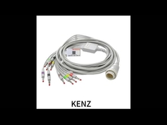 Múltiples funciones ECG ECG cables médicos prácticos compatibles con Drager Siemens